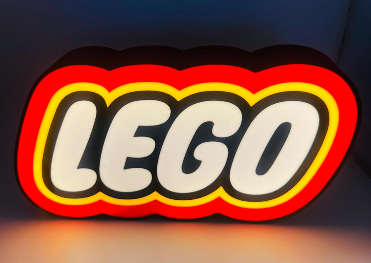 Lego inspired LED Lightbox, 3D printed night light