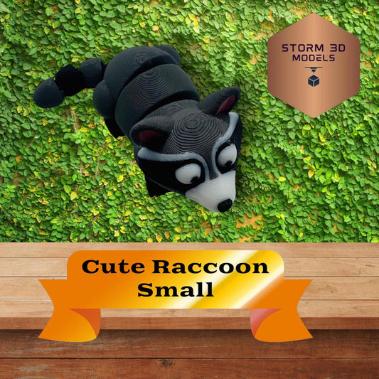 3D Printed Flexi Pets (4) in a Trash Can 2 – Cute Wiggly Animal Toy, Fidget Gift, Funny Collectible Desk Pet