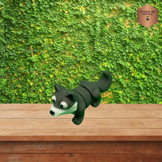 Trashcan Zoo 2 - 3D Printed Trashcan Animals – 4-Pack of Flexi Pets in Mini Bin