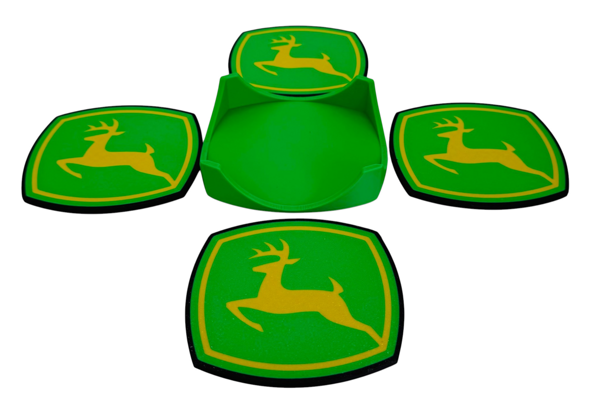 John Deere Coaster Set