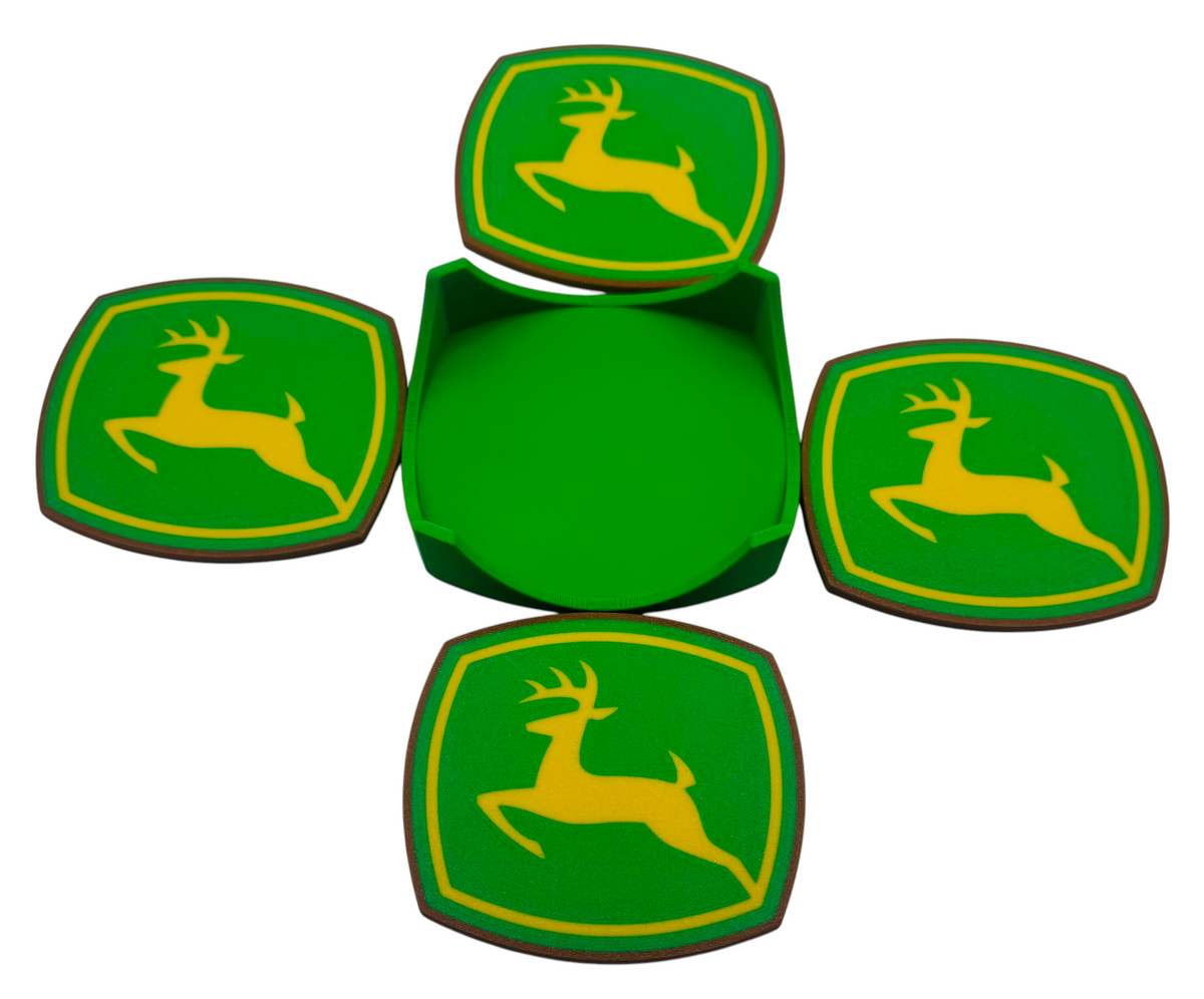 John Deere Coaster Set