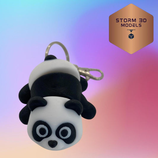 3D Printed Flexi Panda Keychain – Cuddly, Wiggly & Cute for Panda Lovers!