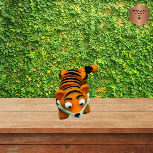 Trashcan Zoo 1 - 3D Printed Trashcan Animals – 4-Pack of Flexi Pets in Mini Bin