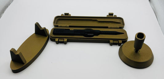 Glock-Inspired Black G2 Pilot Pen – 3D Printed Novelty Handgun-Themed Pen with Functional Ink Refill, Unique Gift for Tactical Gear Fans