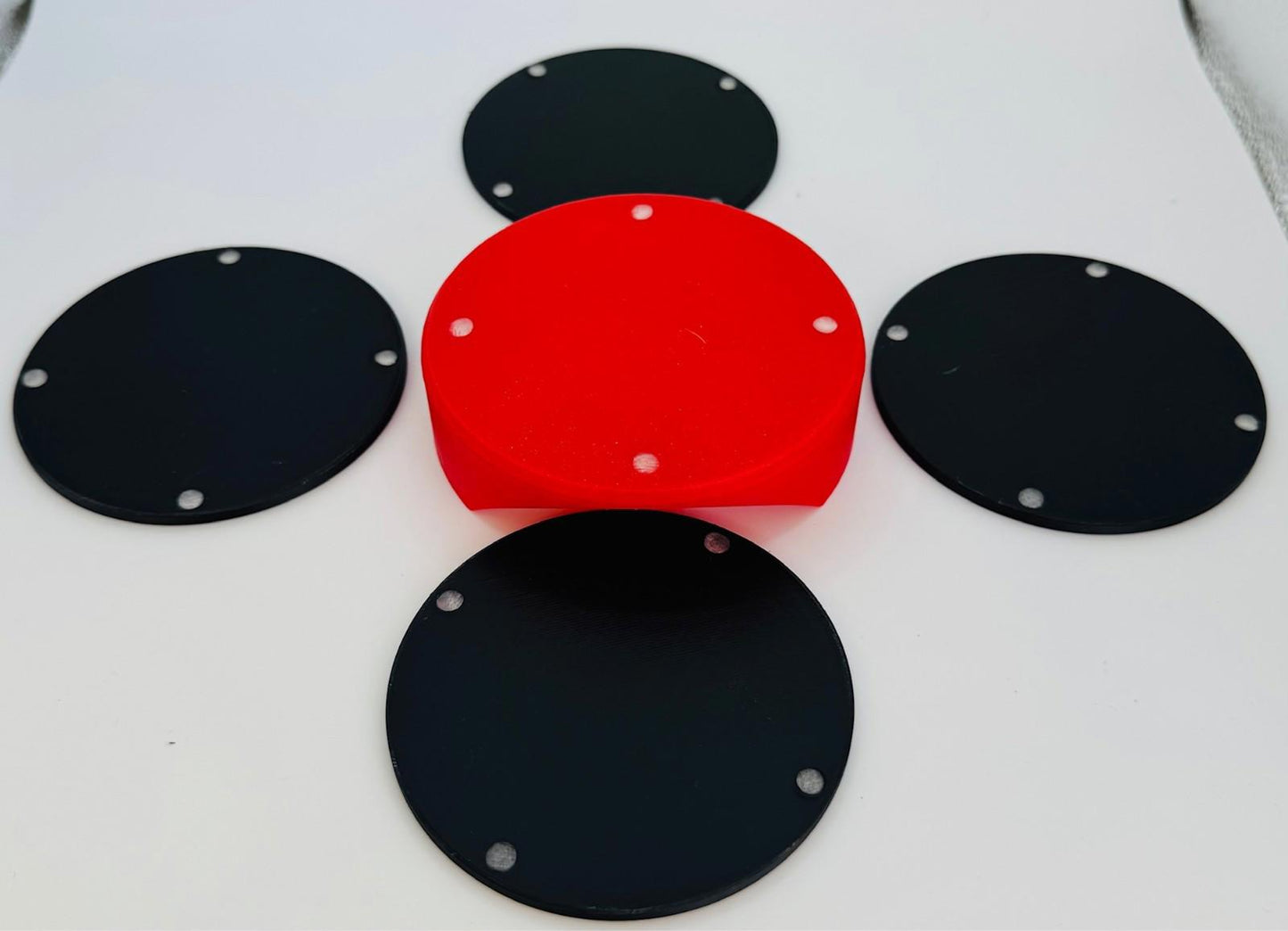 Case IH Retro Round Coaster set, farm themed accessory