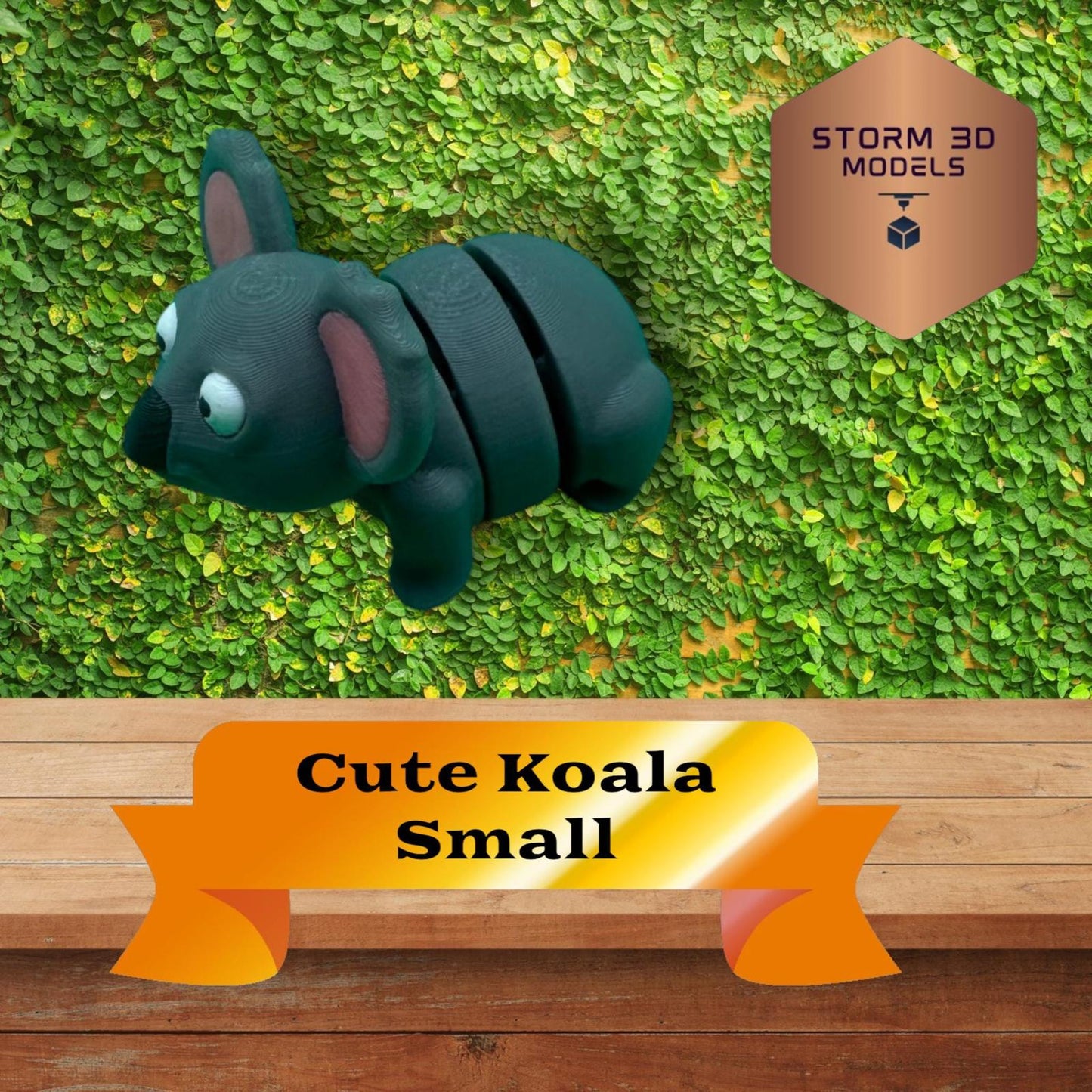 3D Printed Flexi Pets (4) in a Trash Can 3 – Cute Wiggly Animal Toy, Fidget Gift, Funny Collectible Desk Pet