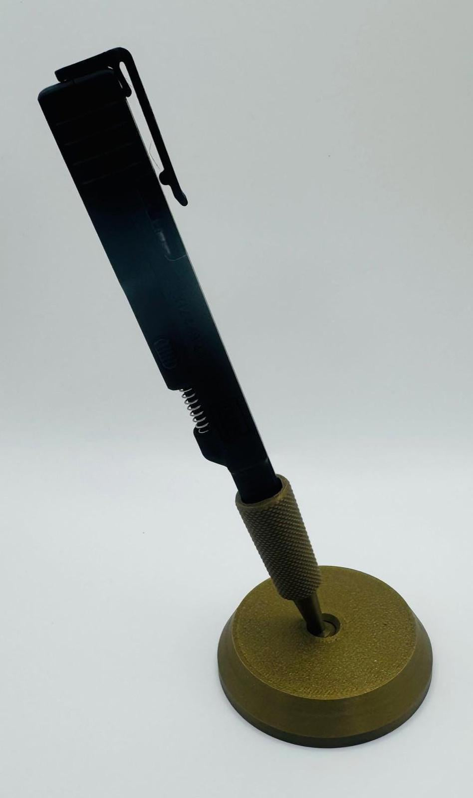Glock-Inspired Black G2 Pilot Pen – 3D Printed Novelty Handgun-Themed Pen with Functional Ink Refill, Unique Gift for Tactical Gear Fans