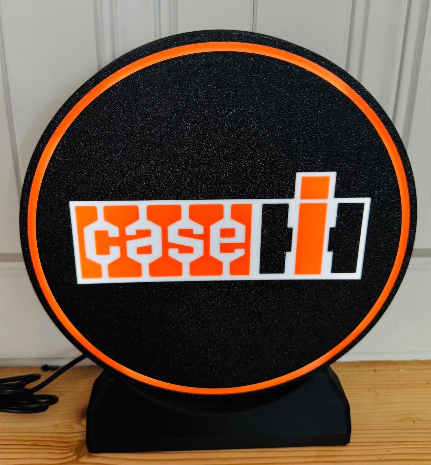 Case IH Retro style led light box sign, Standing Type, farm, tractor, man cave