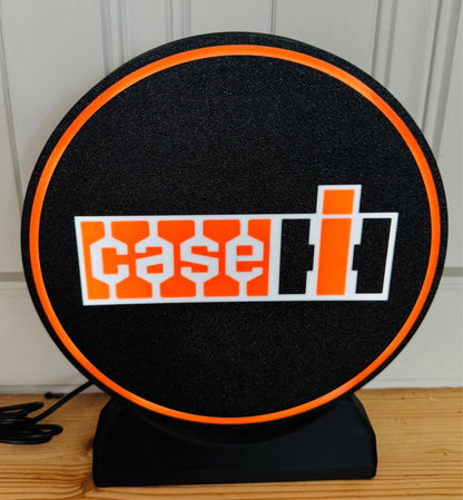 Case IH Retro style led light box sign, Standing Type, farm, tractor, man cave