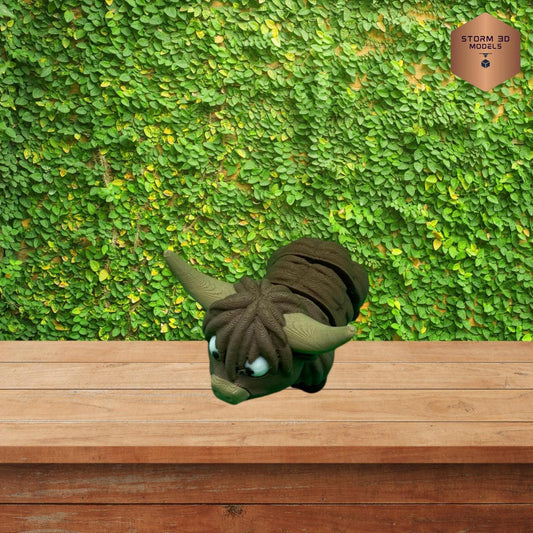 Trashcan Farm - 3D Printed Trashcan Animals – 4-Pack of Flexi Pets in Mini Bin