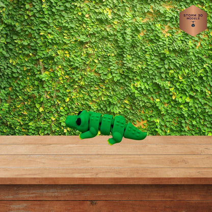 Trashcan Zoo 2 - 3D Printed Trashcan Animals – 4-Pack of Flexi Pets in Mini Bin