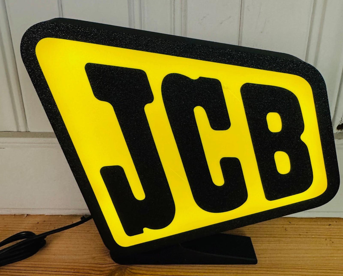 JCB Old style led light box sign, Box Type, farm, Digger, man cave