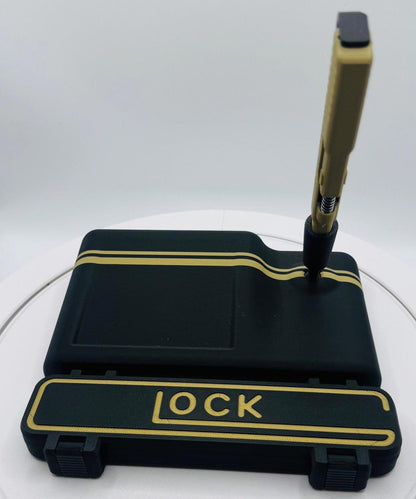 Glock-Inspired Sand G2 Pilot Pen – 3D Printed Novelty Handgun-Themed Pen with Functional Ink Refill, Unique Gift for Tactical Gear Fans