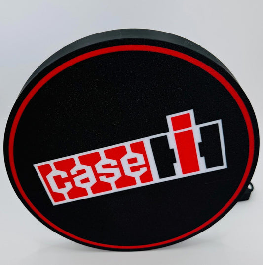 Case IH Retro style led light box sign, Hanging Type, farm, tractor, man cave