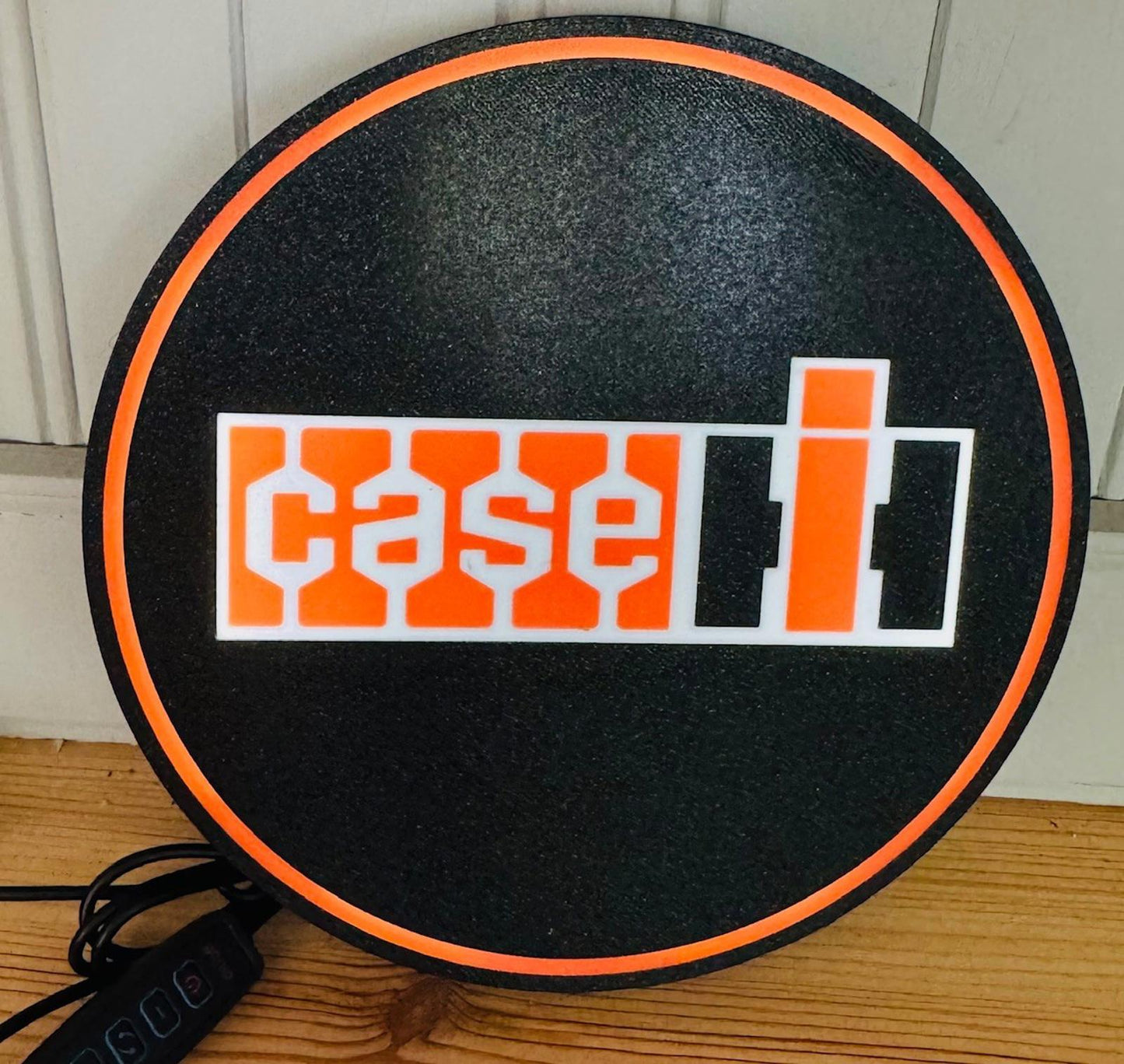 Case IH Retro style led light box sign, Hanging Type, farm, tractor, man cave