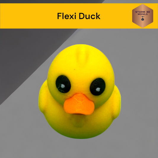 Flexi Duck fidget toy 3D Printed