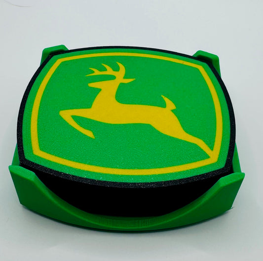 John Deere Inspired Drinks Coaster Set 3D Printed