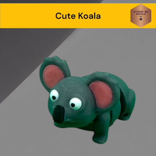 Cute Koala fidget toy 3D Printed