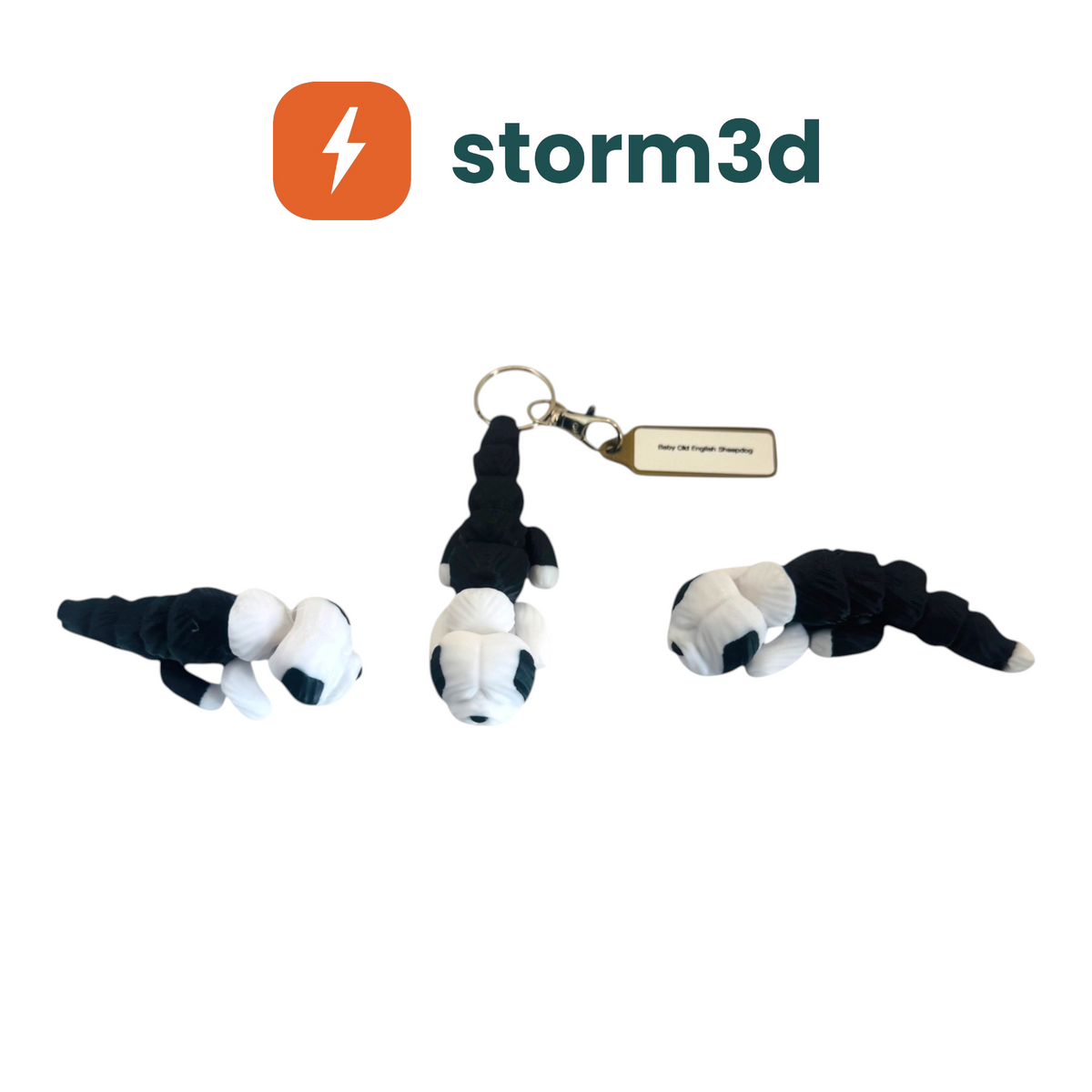 Pawfect Pets – Baby Old English Sheepdog Keychain