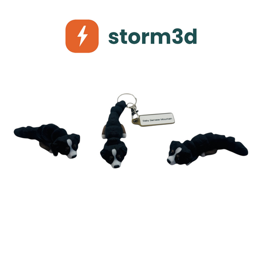 Pawfect Pets – Baby Bernese Mountain Dog Keychain