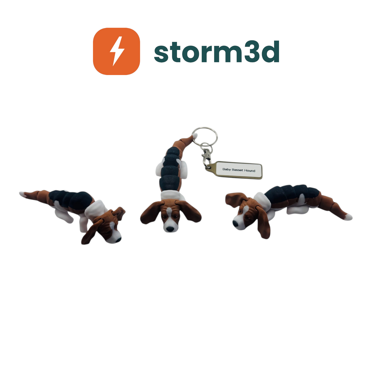 Pawfect Pets – Baby Basset Hound Keychain