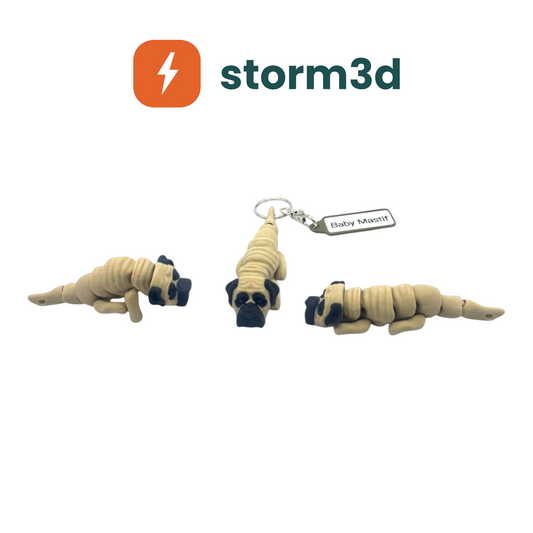 Pawfect Pets – Baby Mastiff Keychain