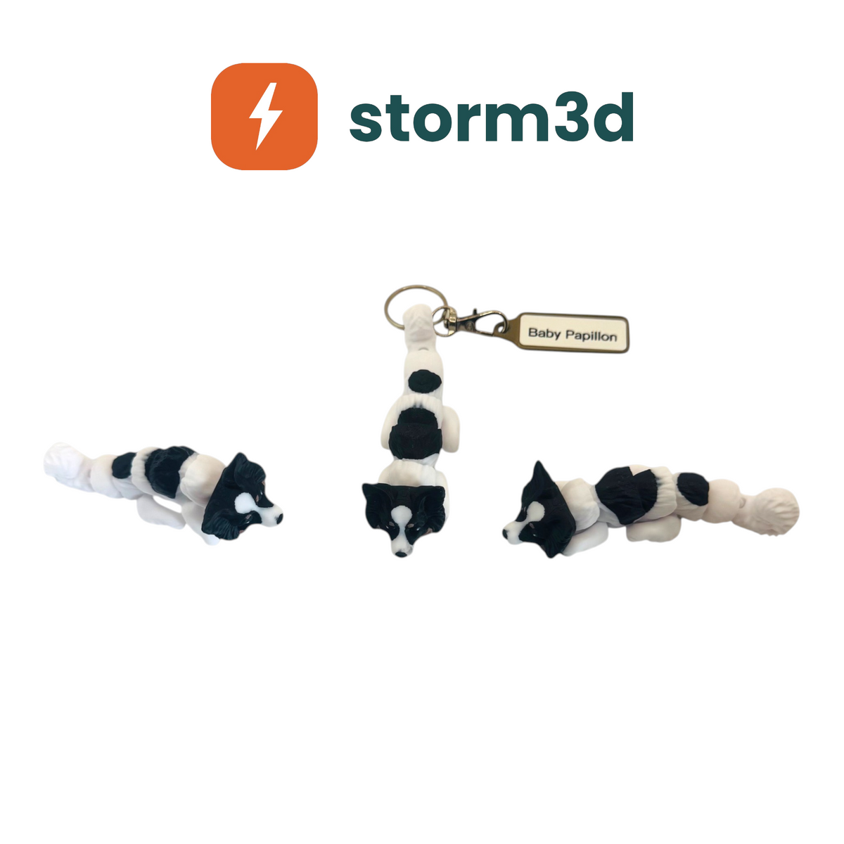 Pawfect Pets – Baby Papillion Keychain