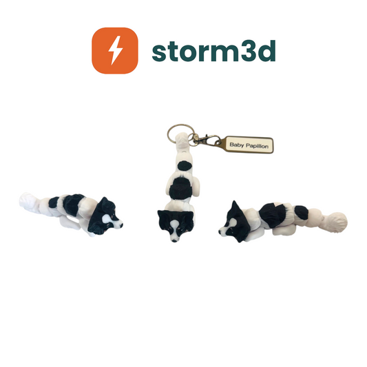 Pawfect Pets – Baby Papillion Keychain