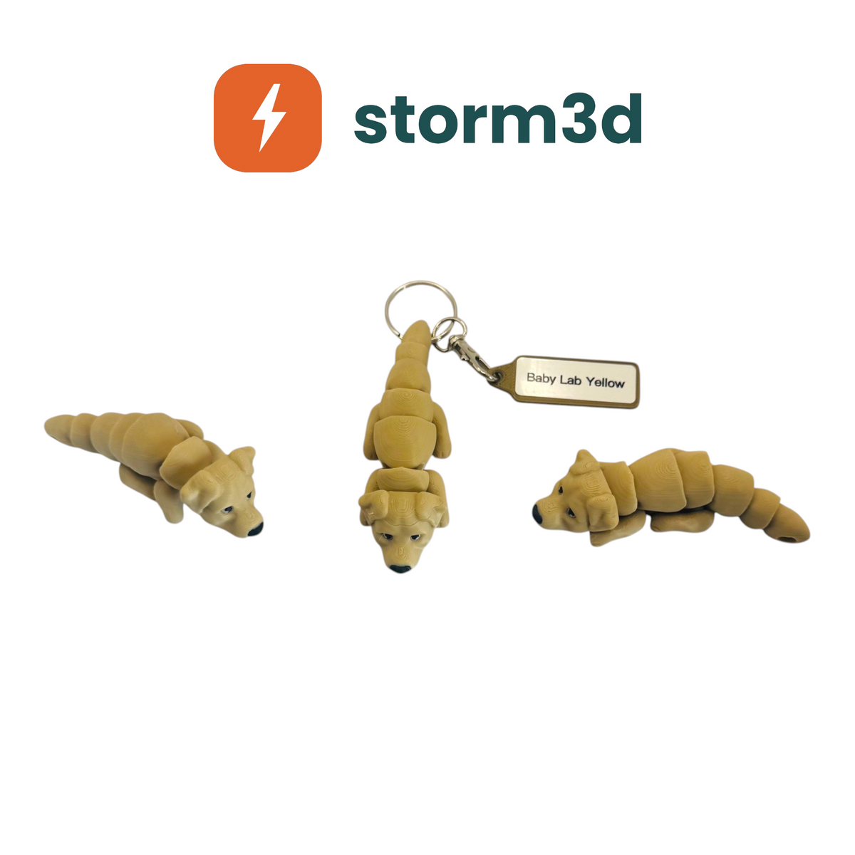Pawfect Pets – Baby Labrador (Yellow) Keychain