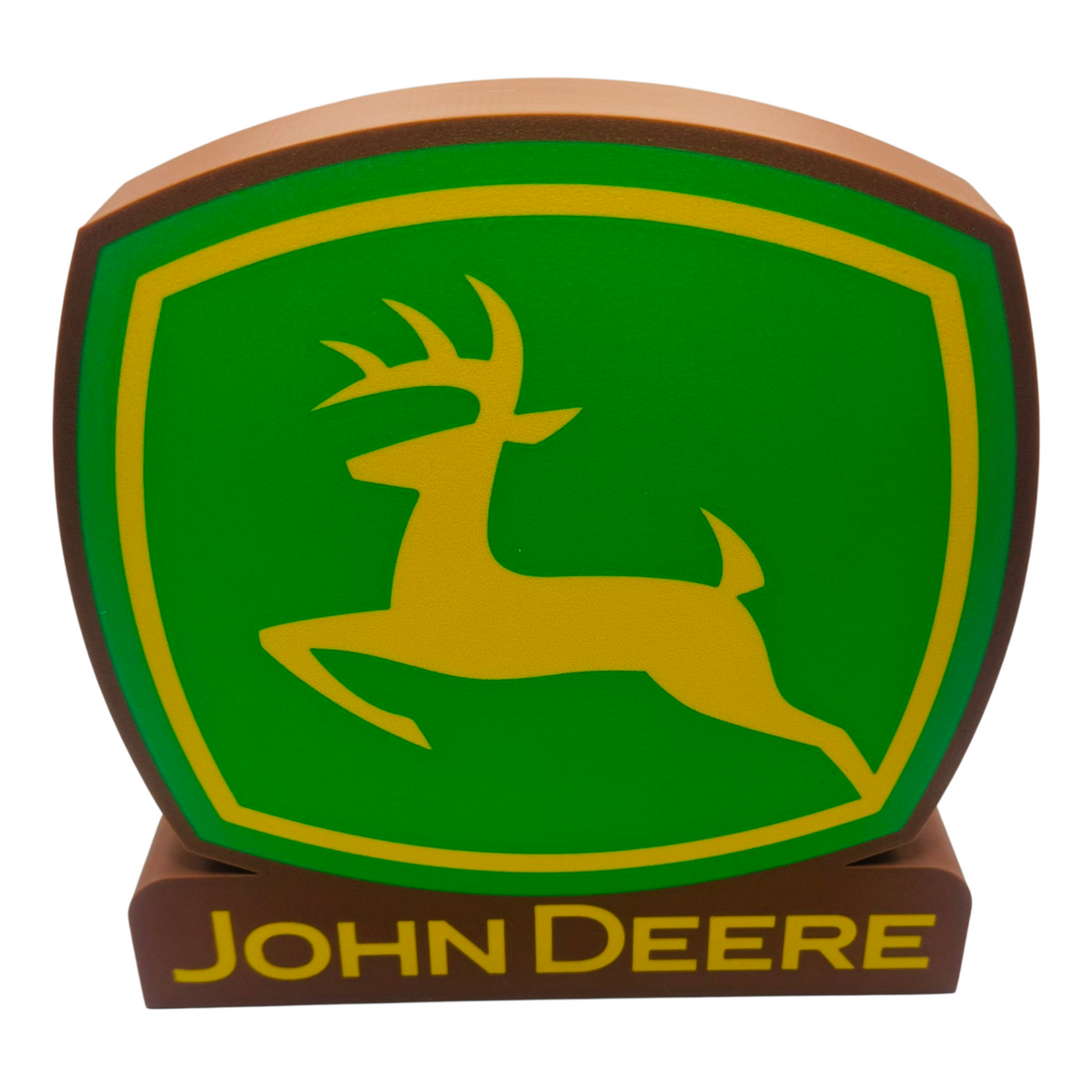 John Deere Lightbox – Standing, USB, Brown