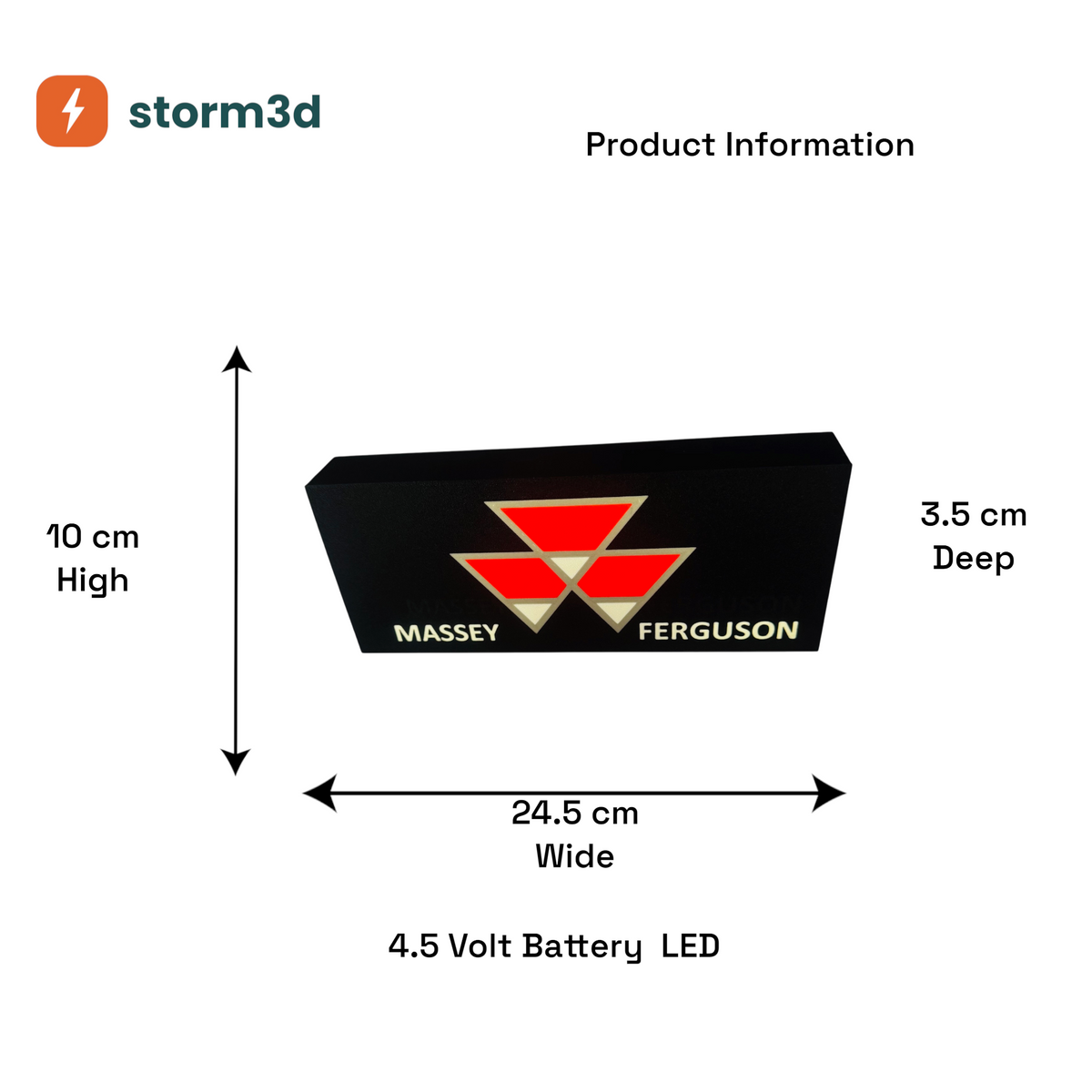 Massey Ferguson Lightbox – Box Type, Battery