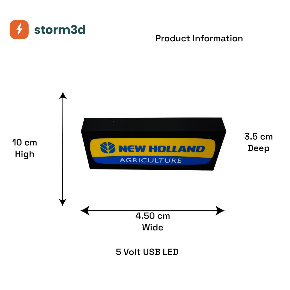 New Holland Lightbox – Box Type, USB
