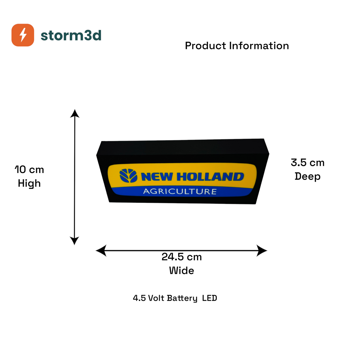 New Holland Lightbox – Box Type, Battery