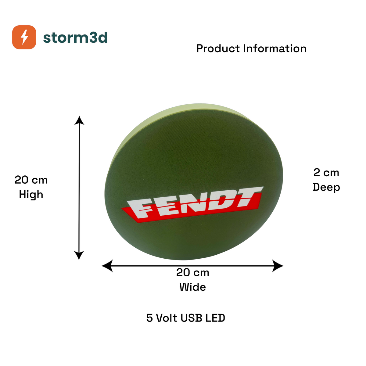 Fendt Lightbox – New Style, Uni Hanging, USB
