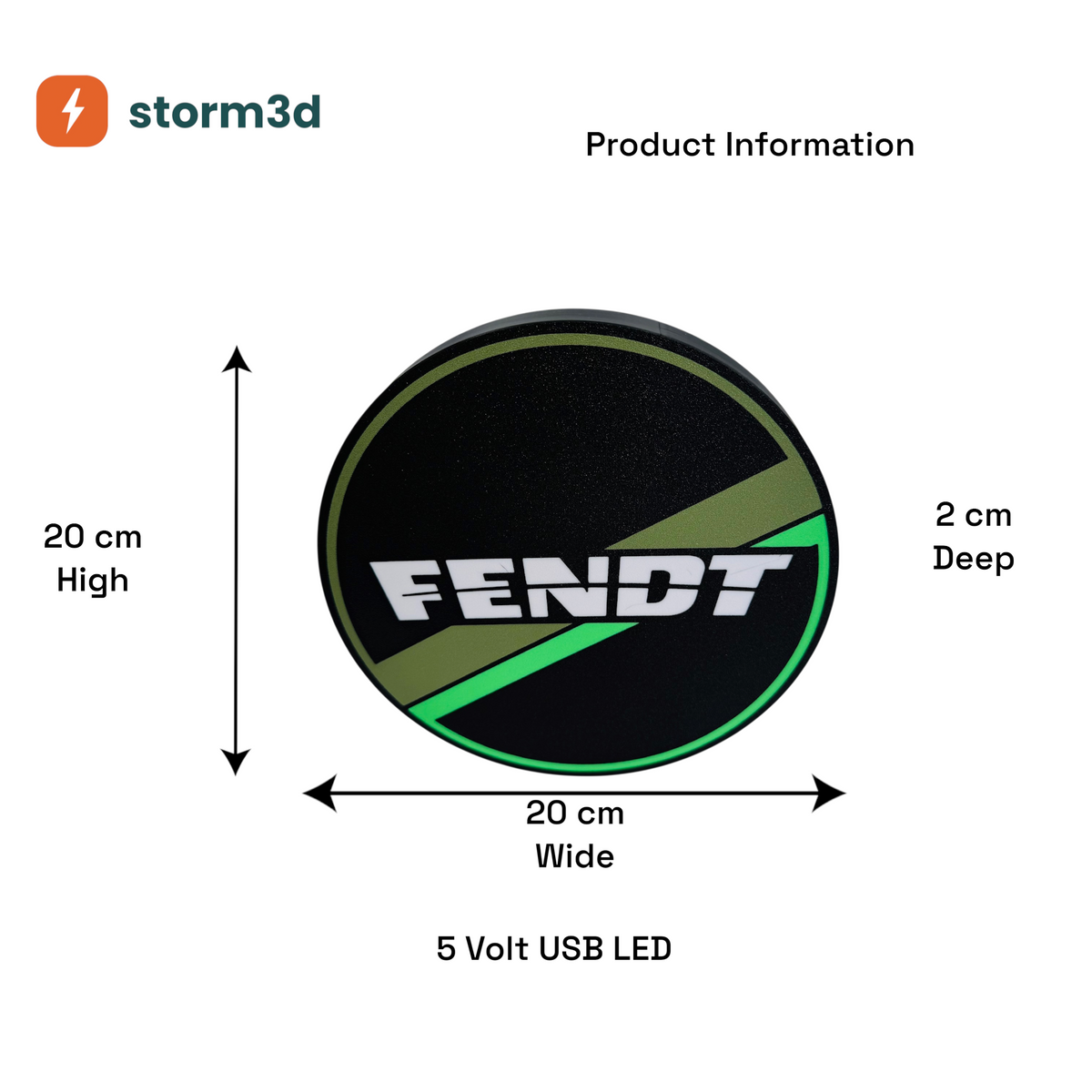 Fendt Lightbox – Old Style, Uni Hanging, USB