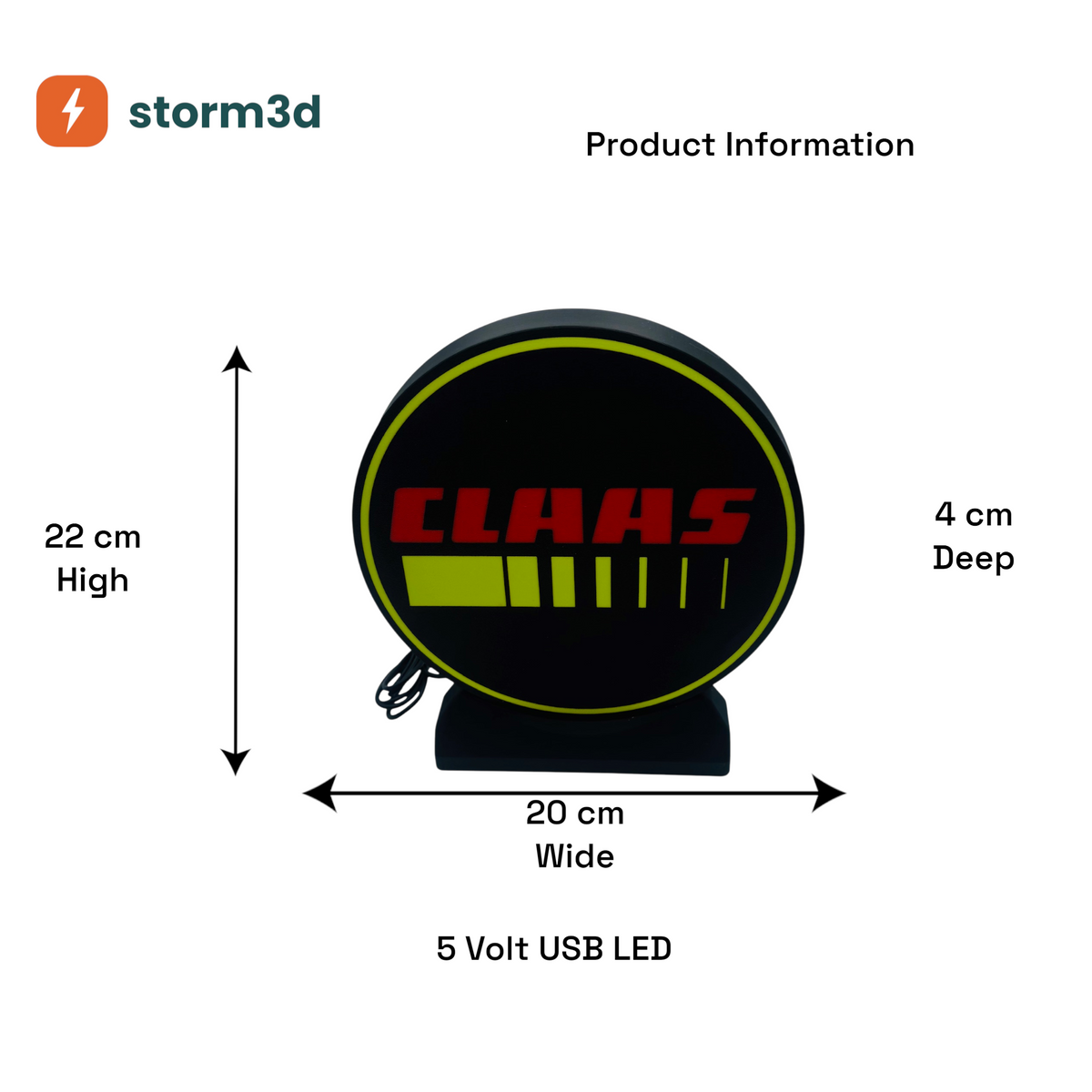 Claas Lightbox – Uni Standing, USB