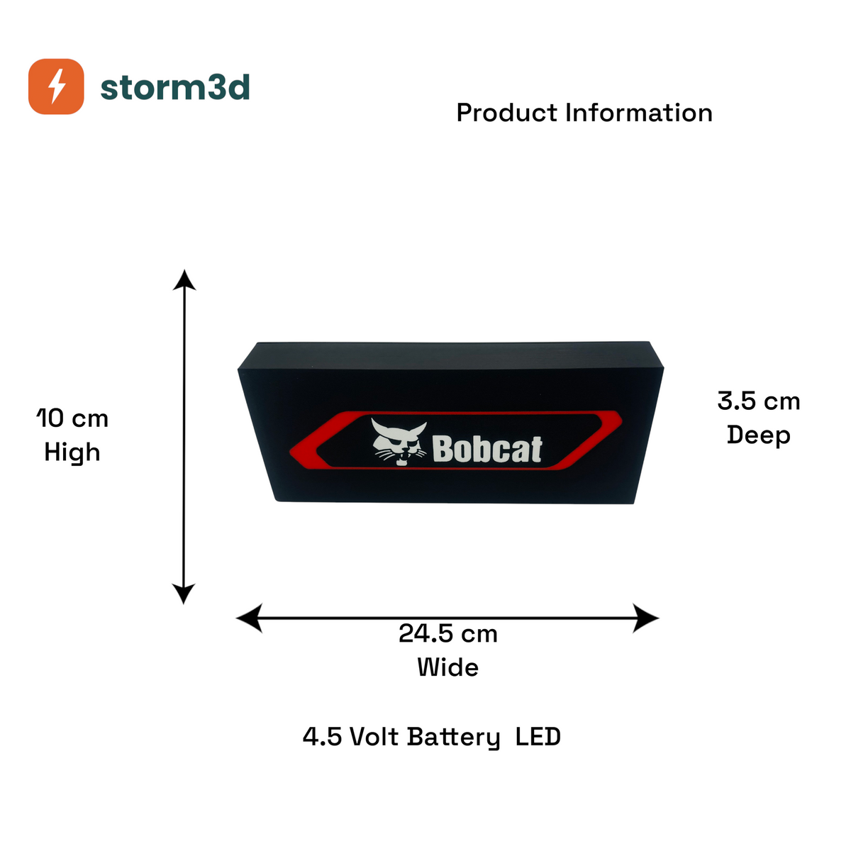 Bobcat Lightbox – Style 1, Uni Box, Battery