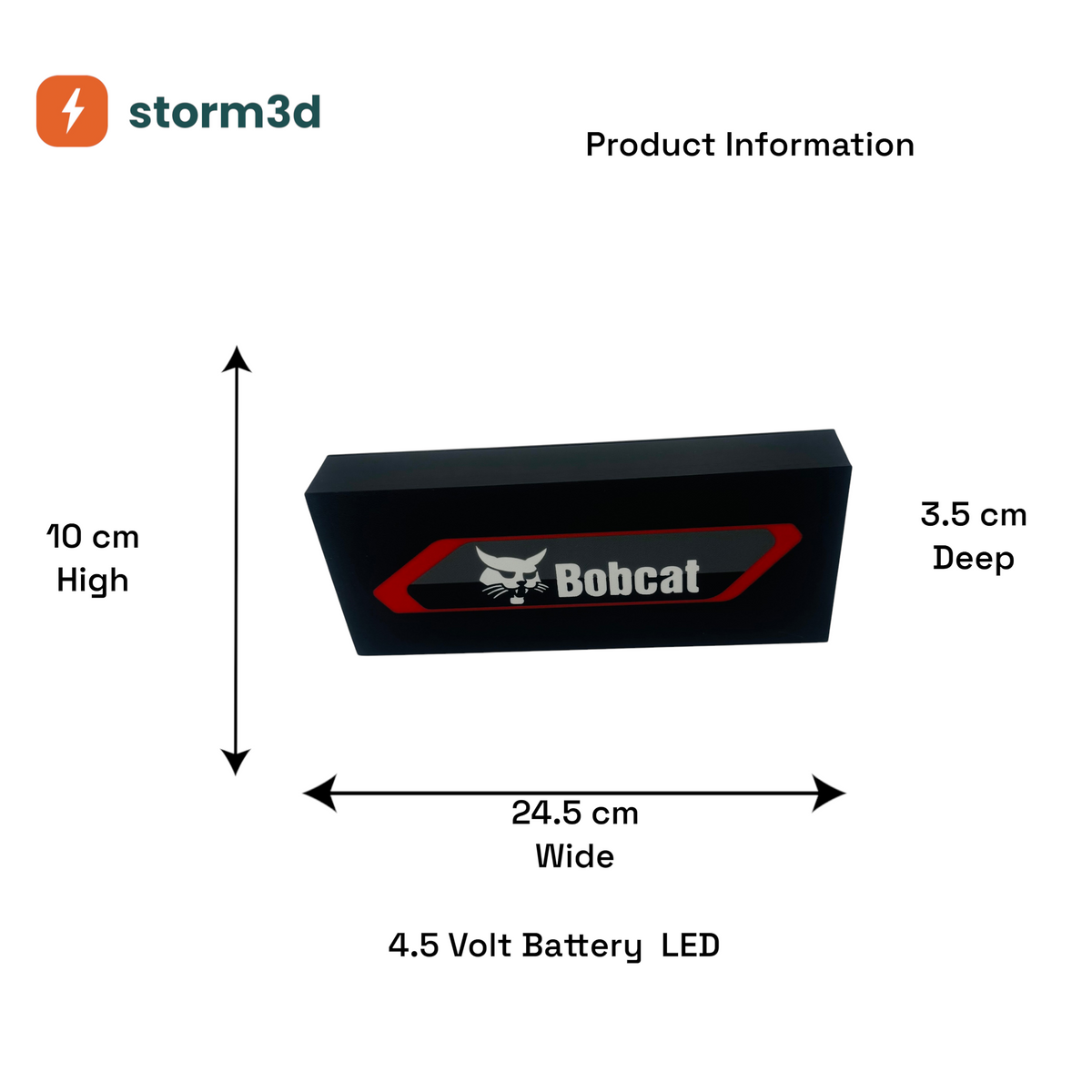 Bobcat Lightbox – Style 2, Uni Box, Battery