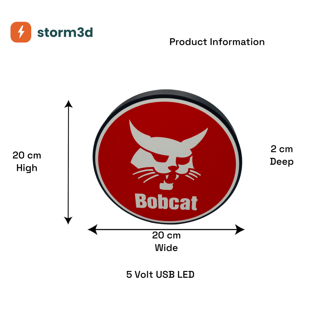 Bobcat Lightbox – Uni Hanging, USB
