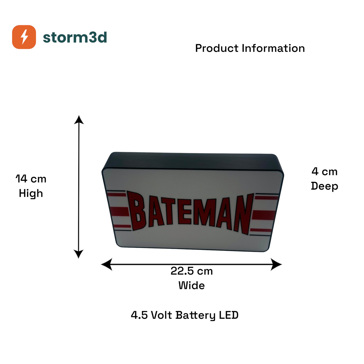 Bateman Lightbox – Old Style, Box Type, Battery