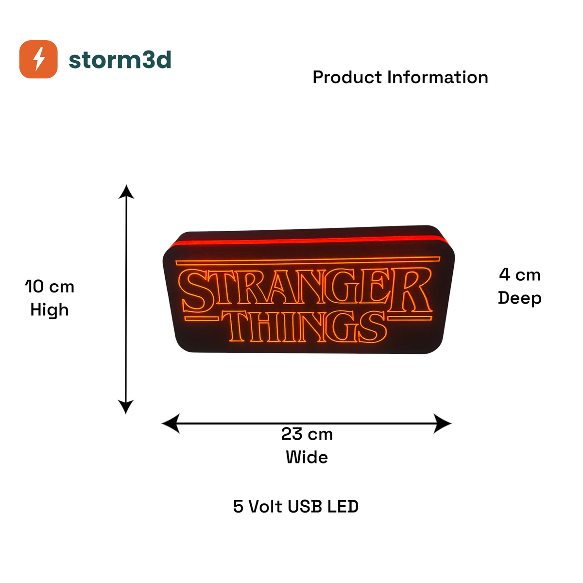 Stranger Things Lightbox – USB
