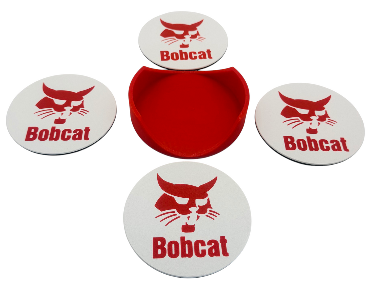 Bobcat Coaster Set
