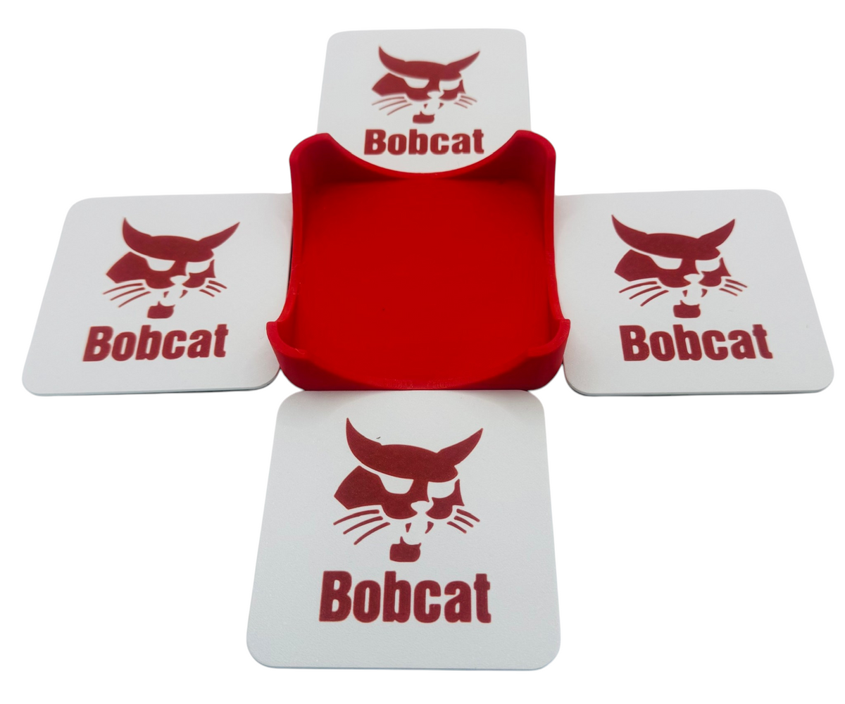 Bobcat Coaster Set