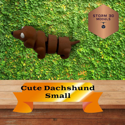 3D Printed Flexi Pets (4) in a Trash Can 1 – Cute Wiggly Animal Toy, Fidget Gift, Funny Collectible Desk Pet