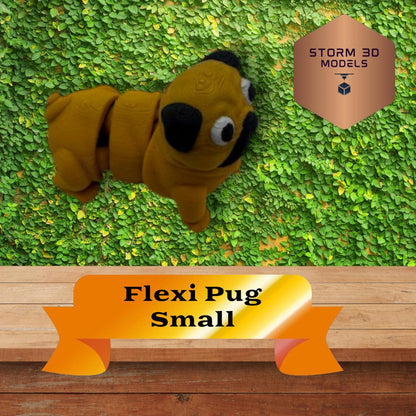 3D Printed Flexi Pets (4) in a Trash Can 1 – Cute Wiggly Animal Toy, Fidget Gift, Funny Collectible Desk Pet