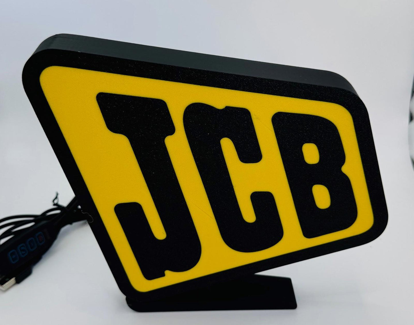 JCB Old style led light box sign, Box Type, farm, Digger, man cave